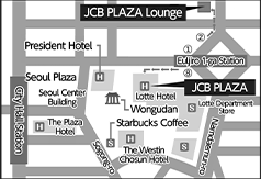JCB PLAZA Lounge สาขาโซล Map