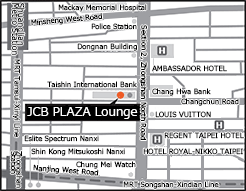 JCB PLAZA Lounge Taipei Map